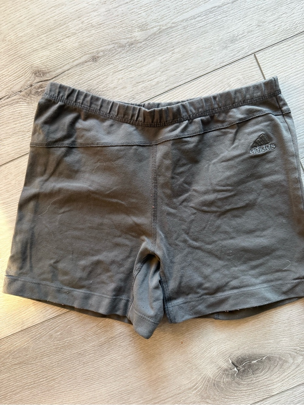 adidas Women's Dark Gray Athletic Bike Shorts